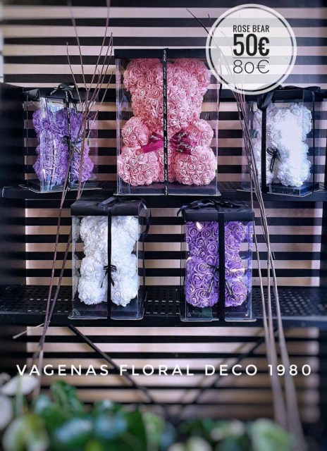 Rose Bears σε διάφορα μεγέθη - V002